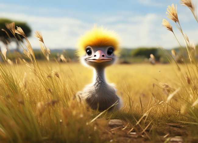 鸵鸟幼儿，鸵鸟幼儿故事