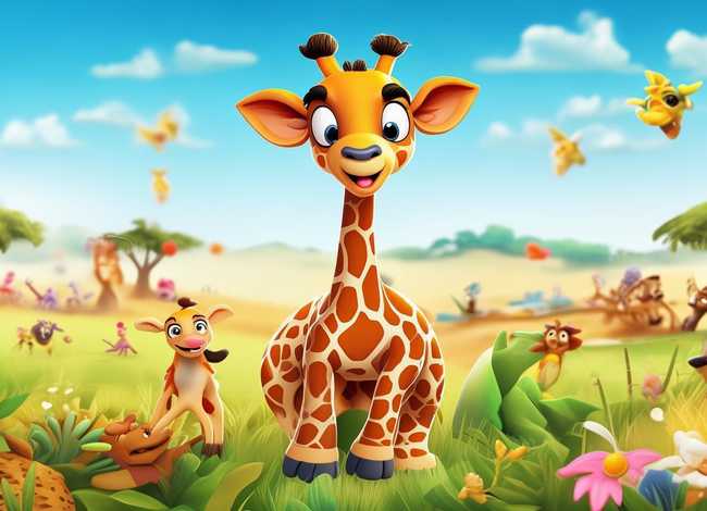 长颈鹿儿童简笔画,长颈鹿儿童简笔画3-6岁 长颈鹿儿童简笔画,长颈鹿儿童简笔画3-6岁