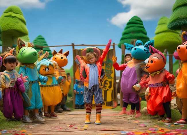 咕咚来了儿童故事表演服（咕咚来了讲故事表演）