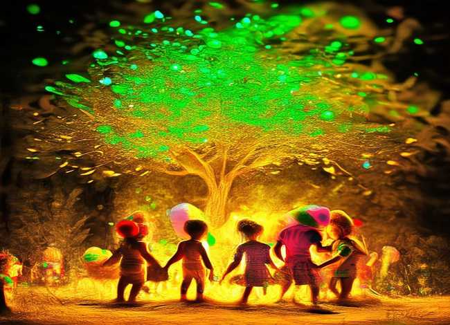 儿童团故事背景视频素材 - 幼儿故事背景视频