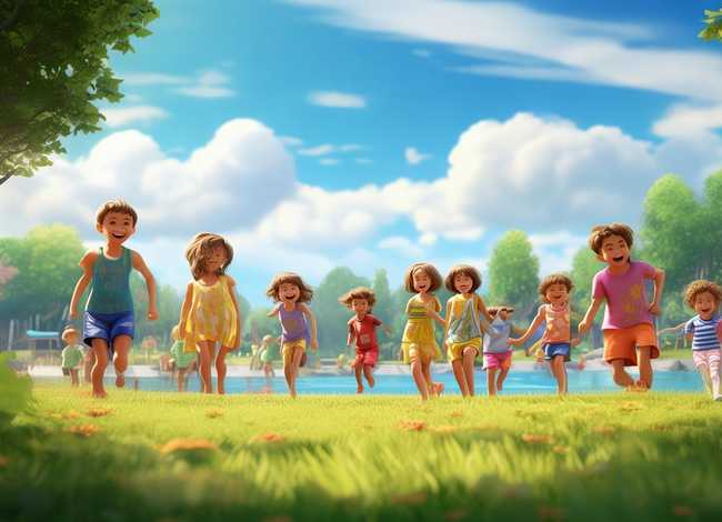 儿童夏天图片、儿童夏天图片景色