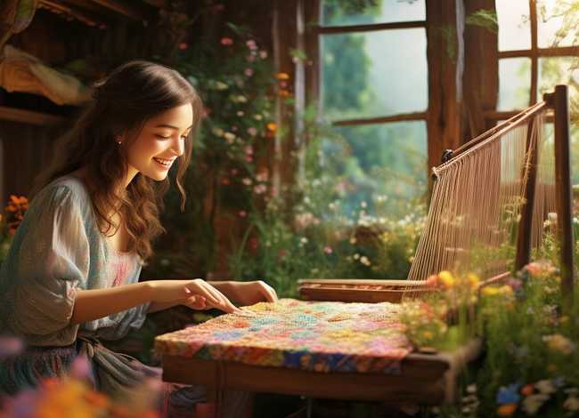 编织小故事；编织一个小故事