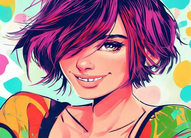 短篇插画 - 插画 短发