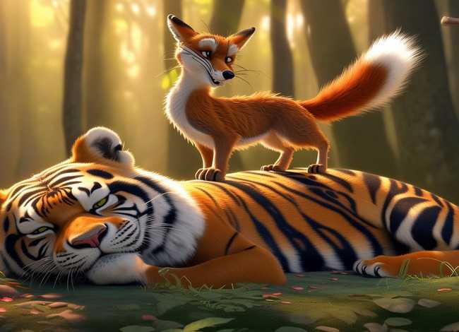 儿童故事狐假虎威演讲稿全文，狐假虎威讲故事表演