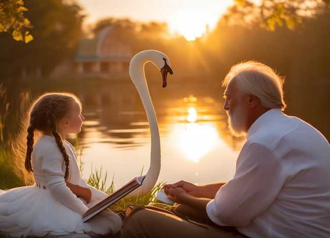 白天鹅的儿童睡前故事，白天鹅的故事文字