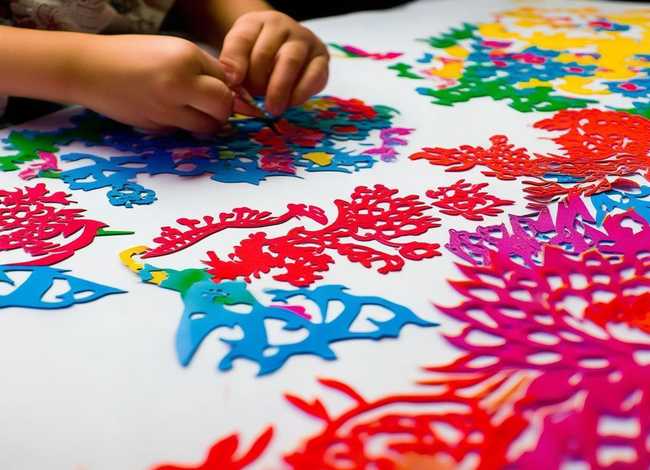 儿童非遗剪纸故事分享 - 非遗文化剪纸传承事例