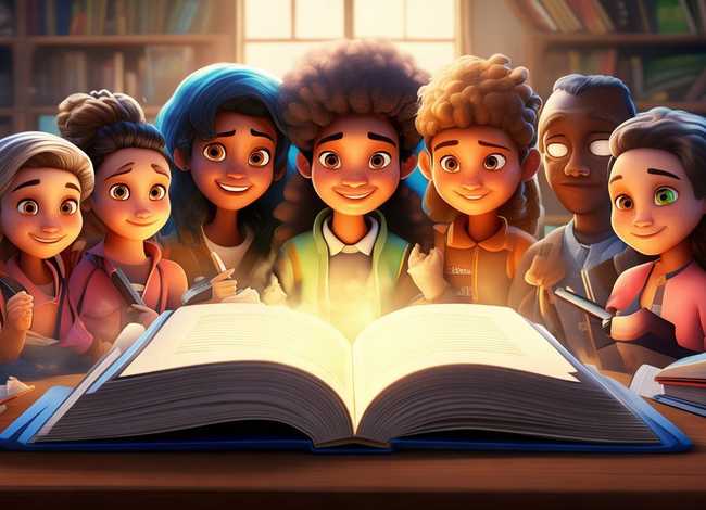 适合学习励志的插画，励志好学的画