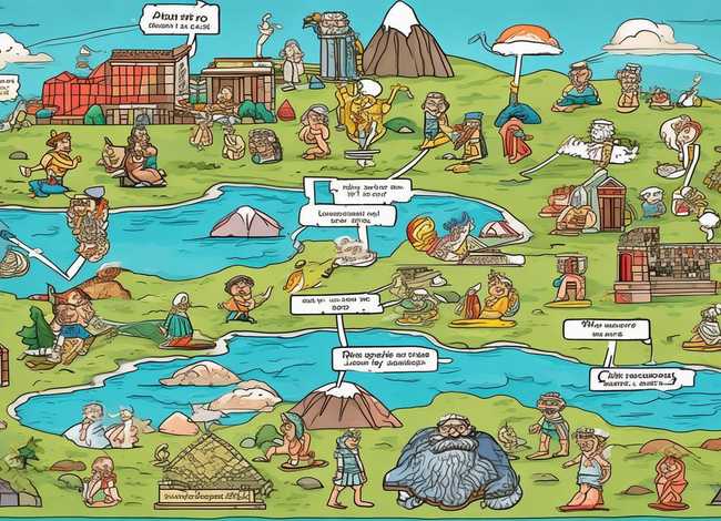 希腊神话故事思维导图儿童画、希腊神话故事的思维导图简单