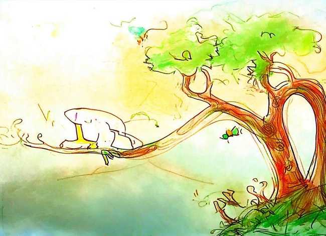 讲故事画画 - 讲故事 简笔画