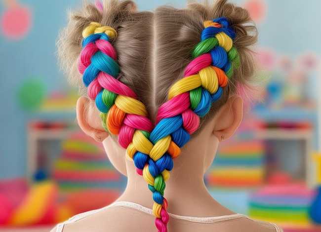 儿童编发 心形，儿童编发 心形编织教程