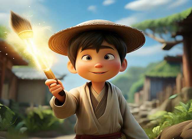 神笔马良故事简笔画（神笔马良故事简笔画怎么画）