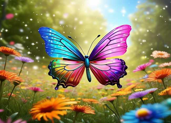 儿童故事彩虹蝴蝶 彩虹蝴蝶的故事