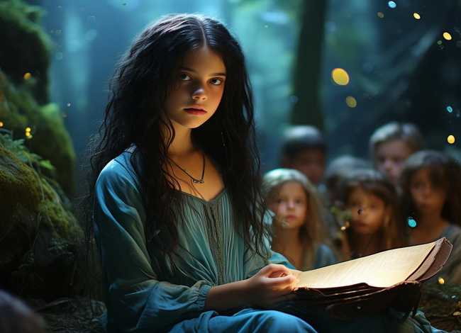 儿童神秘的故事 神秘的小女孩讲故事