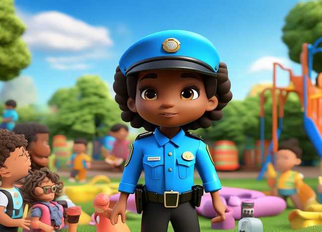 儿童两分钟故事关于警察的，幼儿故事警察的故事