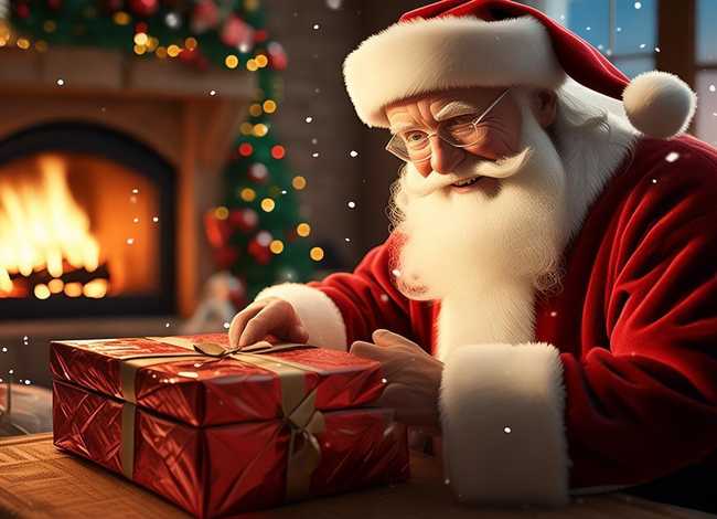圣诞老人送礼物的故事、圣诞老人送礼物的故事视频