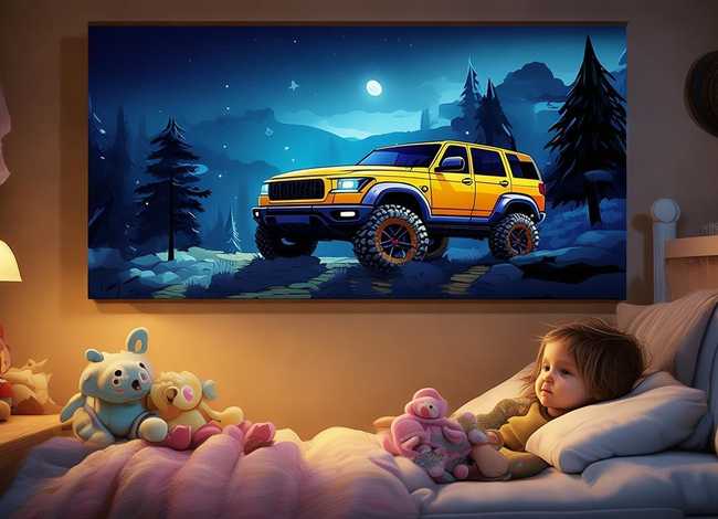 越野车故事儿童睡前、越野车的睡前故事