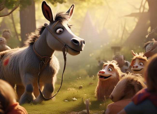 讲驴的故事；驴说话的故事
