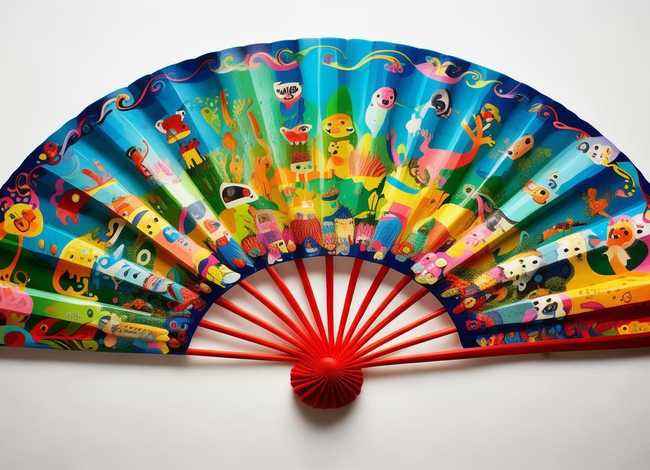 儿童扇子画图片 - 儿童扇子画图片作品