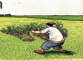 成语故事拔苗助长简单图画、成语故事拔苗助长简单图画版