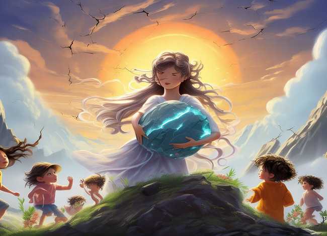 女娲补天的故事儿童版谜语，女娲补天的故事完整版文字