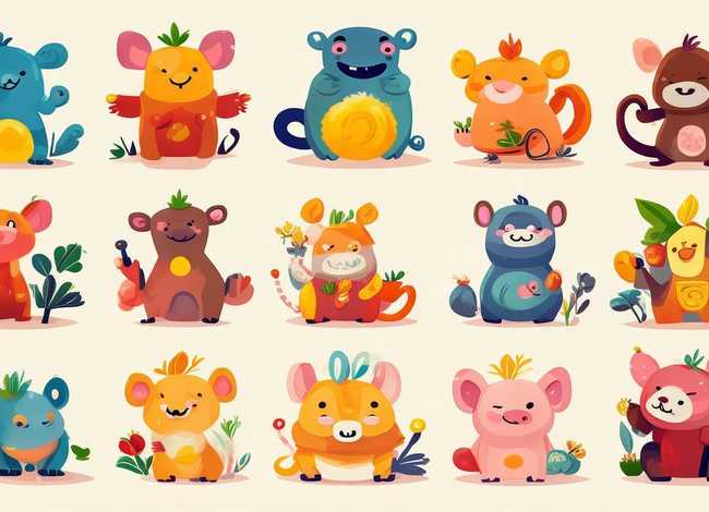 十二生肖故事幼儿版 - 十二生肖故事幼儿版简笔