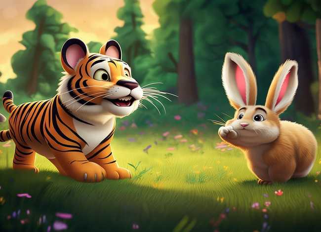 老虎和兔子的故事（老虎和兔子的故事幼儿园）