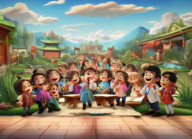 儿童古诗课本剧表演视频完整 - 小学古诗词课本剧情景表演