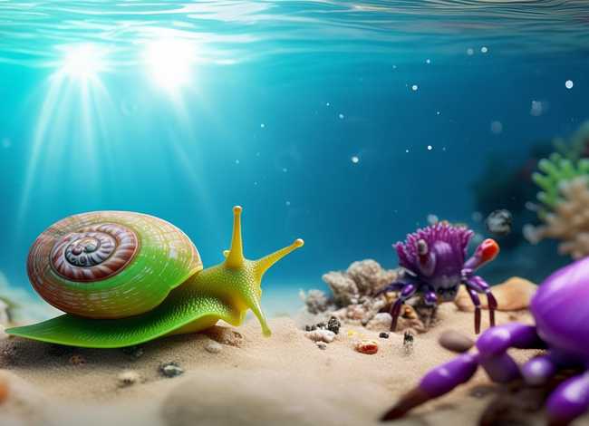 儿童故事蜗牛与寄居蟹有声、蜗牛与寄居蟹故事视频