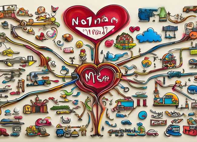 母亲的故事思维导图；母亲的故事思维导图图画