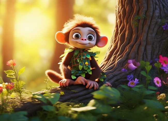 儿童故事猴小孩；幼儿故事小猴子的故事