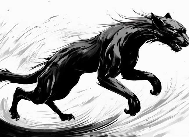 豹简笔画（雷速音豹简笔画）