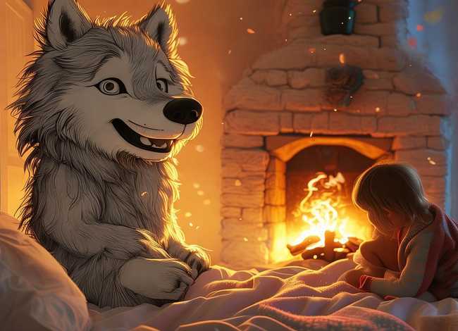 儿童睡前故事狼的故事 有狼的睡前故事