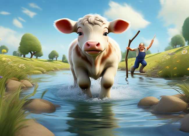 幼儿故事小牛;幼儿故事小牛过河教案 幼儿故事小牛;幼儿故事小牛过河教案