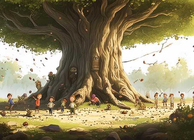 儿童故事栗子树下；栗子树的故事