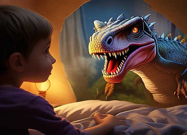 恐龙凶巴巴儿童故事 睡前故事恐龙凶巴巴的故事