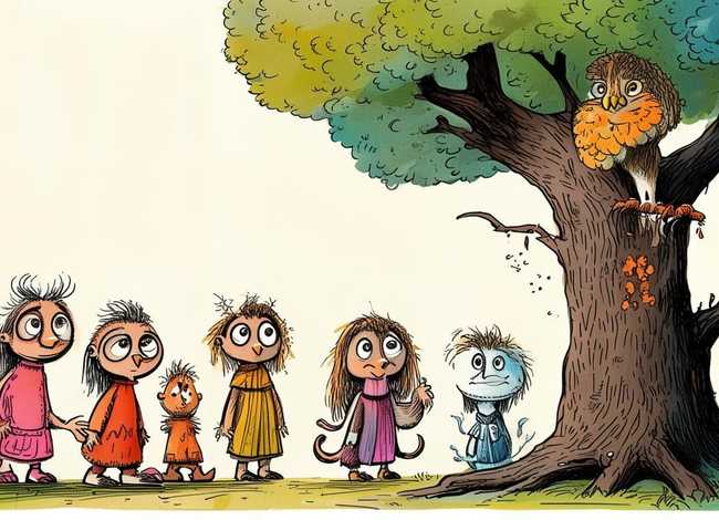 寓言故事儿童画创编、寓言故事简笔画创编