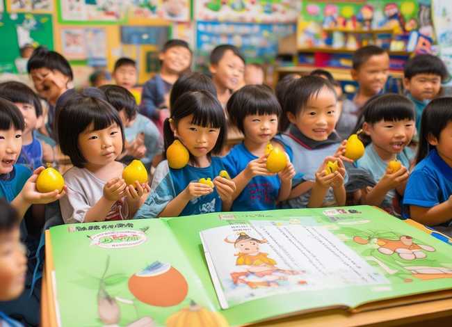 孔融让梨的故事儿童版带拼音、孔融让梨的故事文字版带拼音