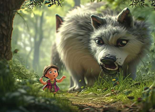 儿童故事狼来了背景视频 - 幼儿狼来了故事背景音乐纯音乐
