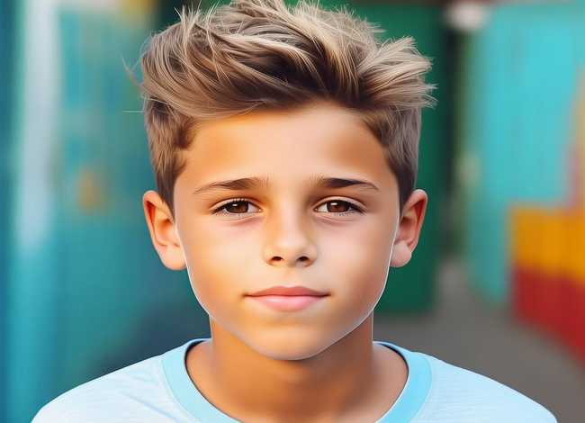 女孩发型儿童帅气，女孩发型儿童帅气图片