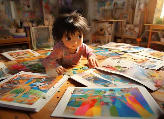 小朋友学画画的故事、小朋友学画画的故事大全