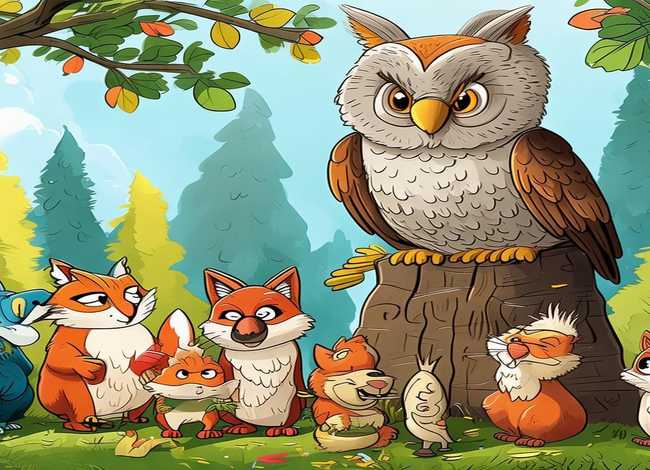 寓言故事的儿童绘画（寓言故事的绘画图片）