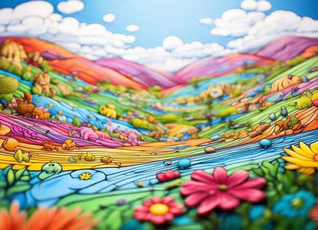 涂色 绘本；涂色绘本用手机拍摄可以让它立体起来