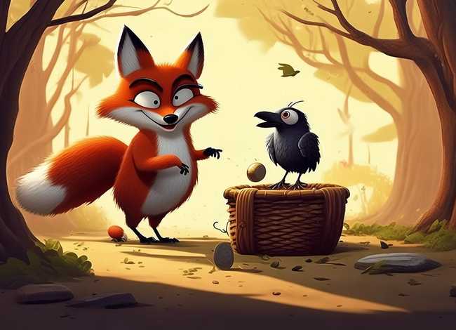 乌鸦和狐狸儿童故事、少儿故事乌鸦和狐狸