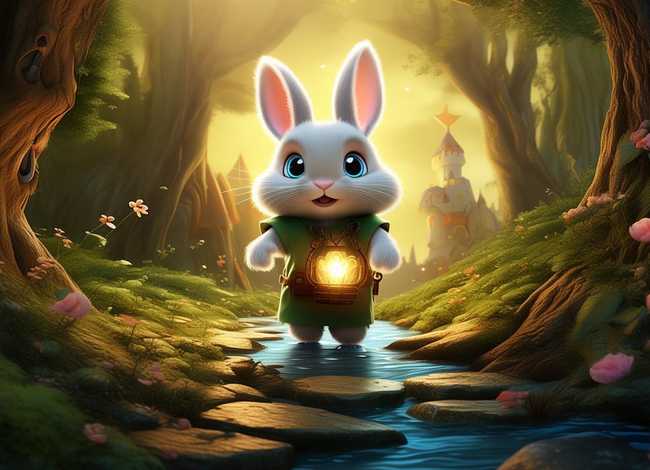 儿童故事小白兔的勇气之旅（勇敢小白兔的故事）