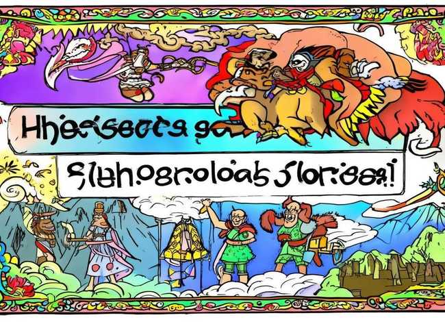 四大神话手抄报 - 四大神话手抄报四年级