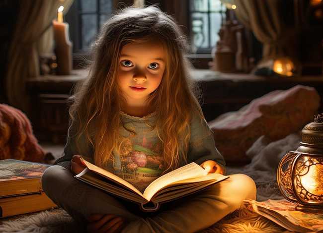 听童话故事书、听童话的作品