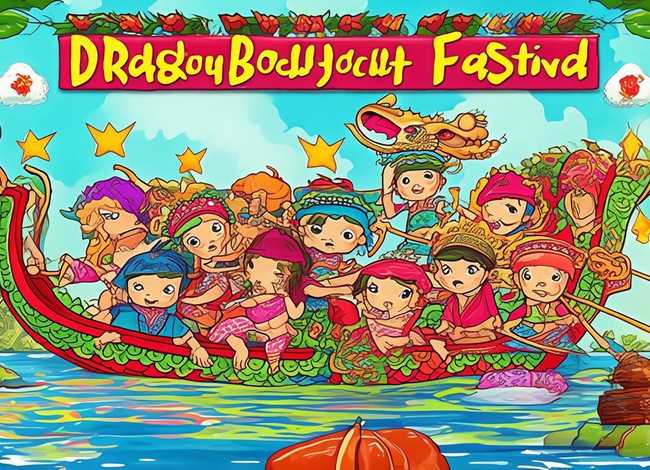 儿童端午节海报，儿童端午节海报素材