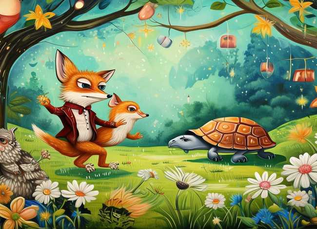 寓言故事成语故事儿童画（寓言成语故事画画）