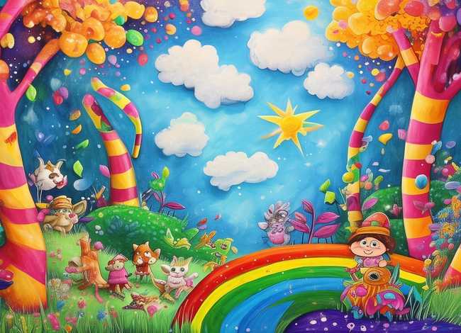 四年级小学生画童话故事；四年级故事绘画