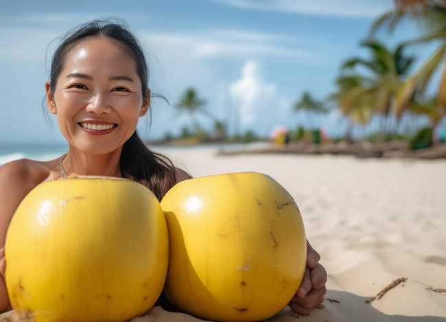 椰子拖鞋穿着舒服吗；椰子拖鞋穿着舒服吗女
